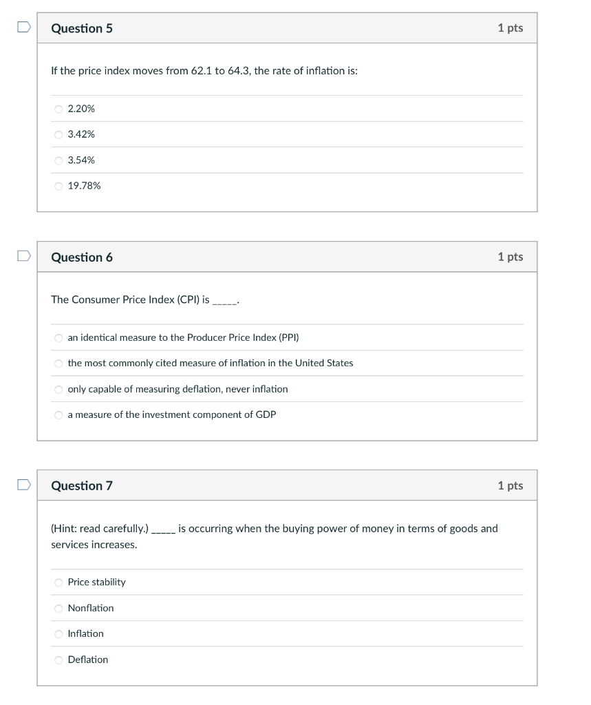 N Question 2 Means Price Increases Occur That Span Deflation The Energy Industry Inflation The Entire Economy Inflatio 2