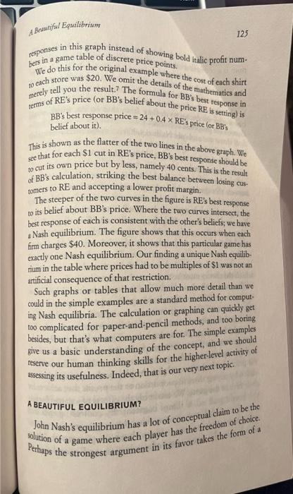7 Refer To Pages 124 125 In The Art Of Strategy Consider This Variation Of The Problem You Have Two Firms A And B E 3