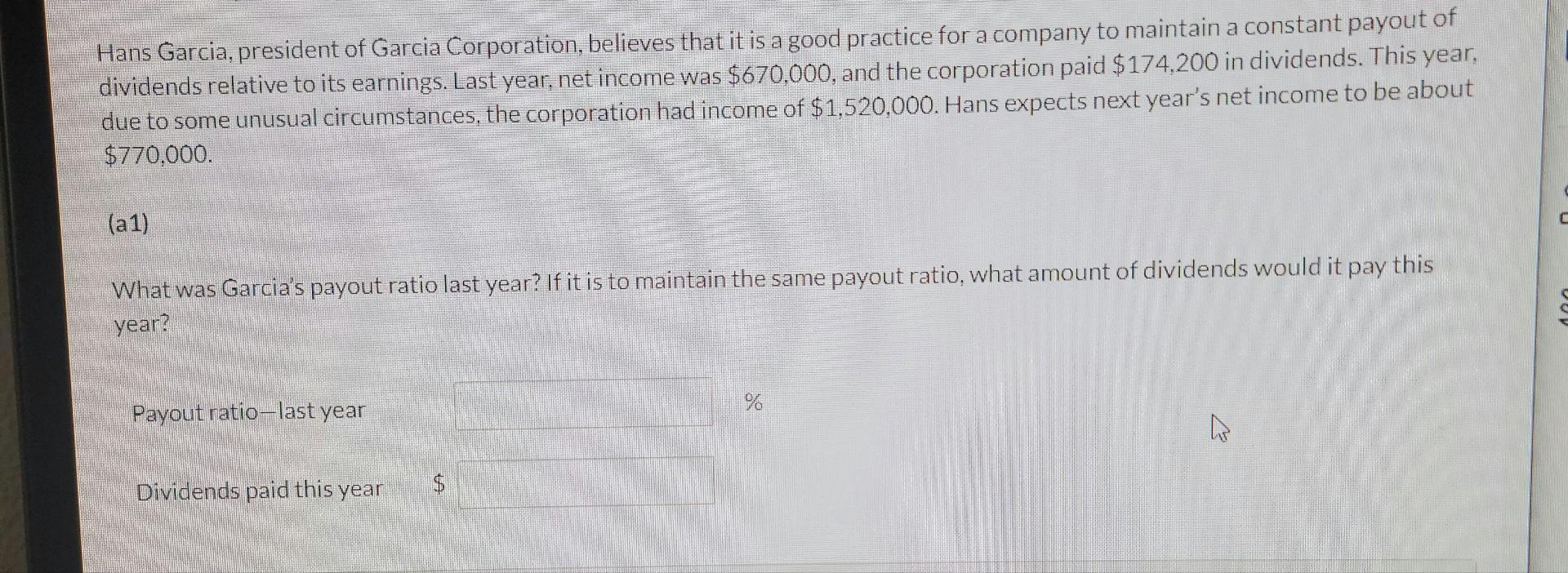 Hans Garcia President Of Garcia Corporation Believes That It Is A Good Practice For A Company To Maintain A Constant P 1