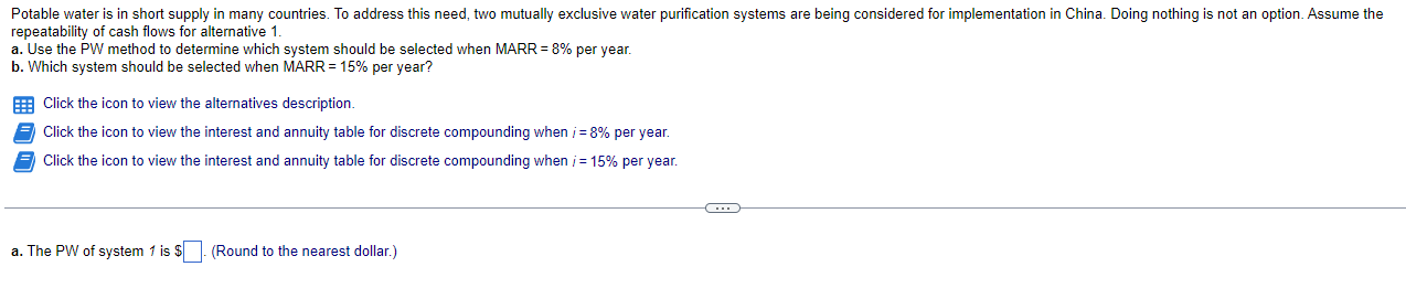 Potable Water Is In Short Supply In Many Countries To Address This Need Two Mutually Exclusive Water Purification Syst 1