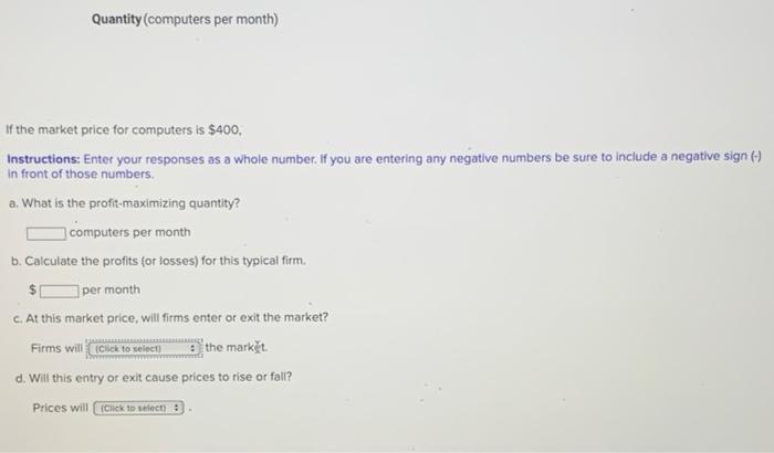 Use The Graph To Answer Four Questions Typical Computer Firm Price Or Cost Dollars Per Computer 1 400 1 300 1 200 2