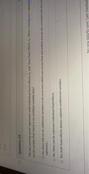 0 Part 5 Questions 23 25 Trade Growth And Development With Panel Data Model You Have A Panel With 185 Countries An 4