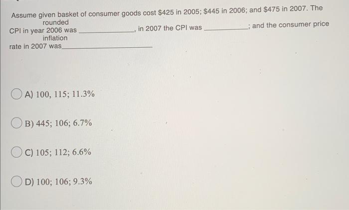 Cpi Is Used To Measure A The Relationship Between Labor And Output Produced B The Price Level In Economy Oc The Si 3
