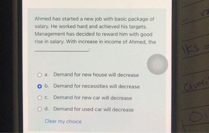 Ahmed Has Saved Some Money From His Salary And Purchased A Small Flat Few Years Back He Is Planning To Sell His Propert 3
