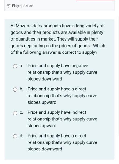 Flag Question Al Mazoon Dairy Products Have A Long Variety Of Goods And Their Products Are Available In Plenty Of Quanti 1