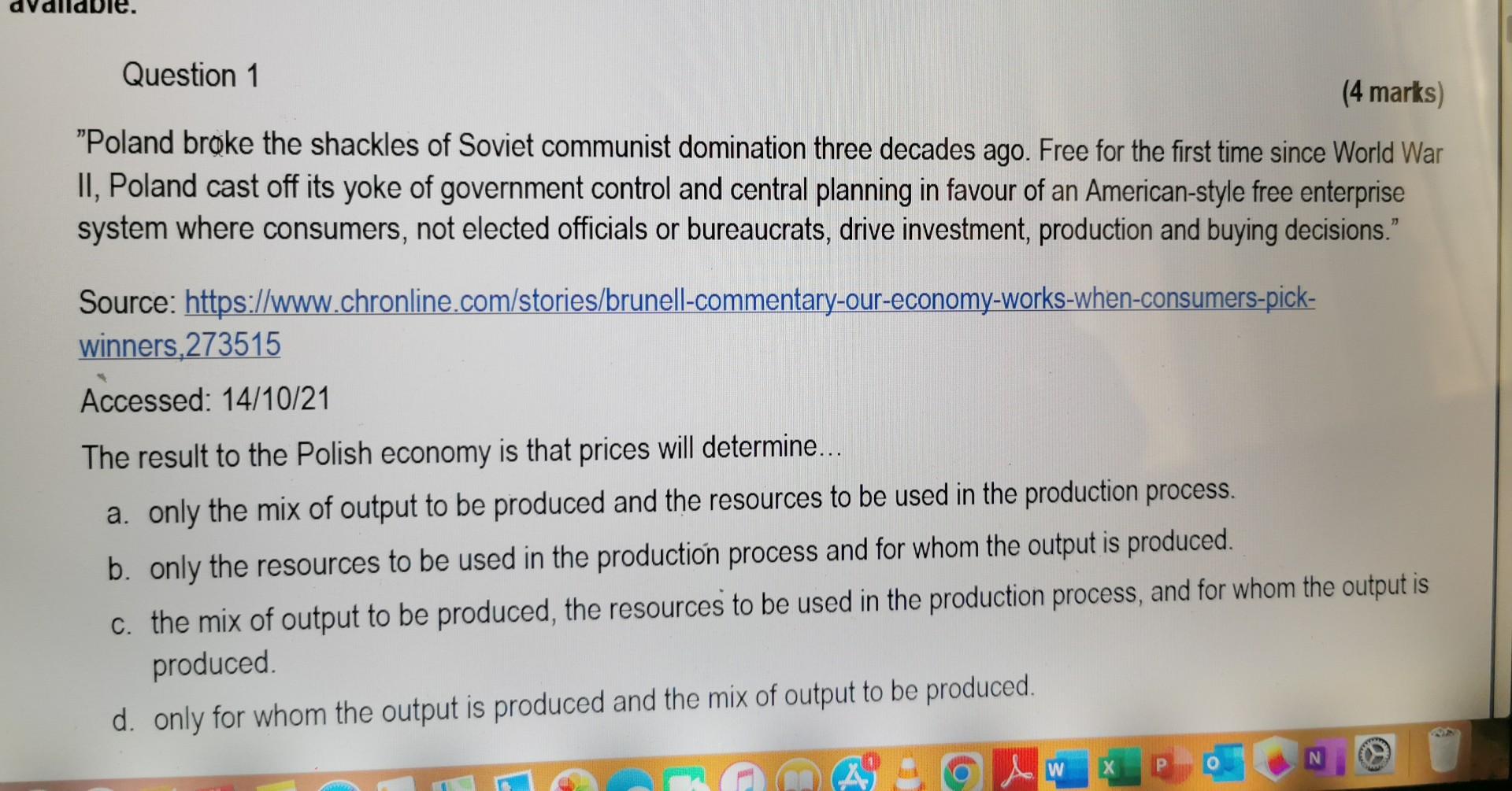 Le 4 Marks Poland Broke The Shackles Of Soviet Communist Domination Three Decades Ago Free For The First Time Since 1