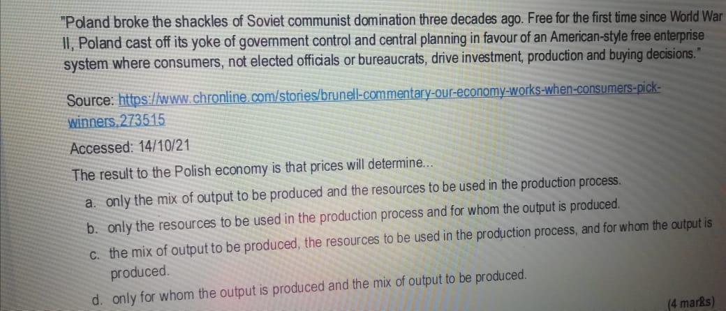 Poland Broke The Shackles Of Soviet Communist Domination Three Decades Ago Free For The First Time Since World War Ii 1