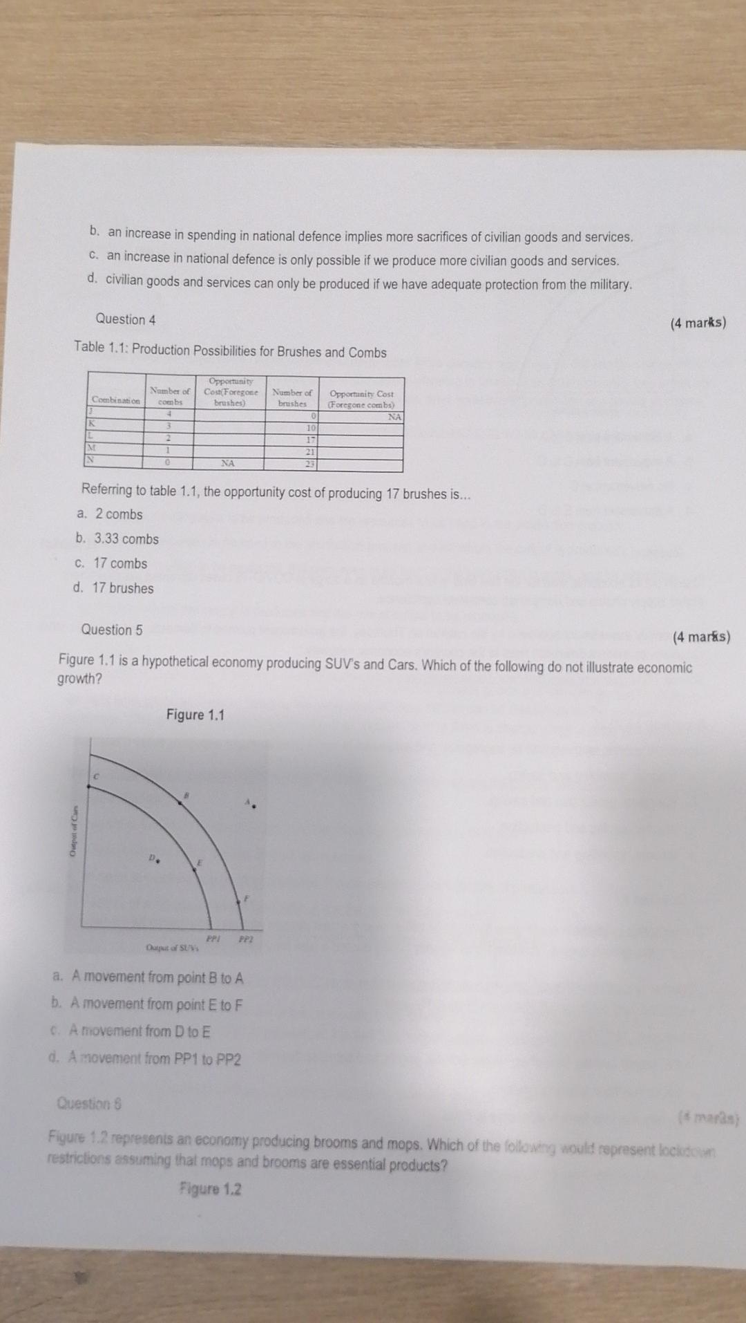 Section A Answer All The Questions In This Section Answer The Following Questions And Where Applicable Make Use Of Th 2