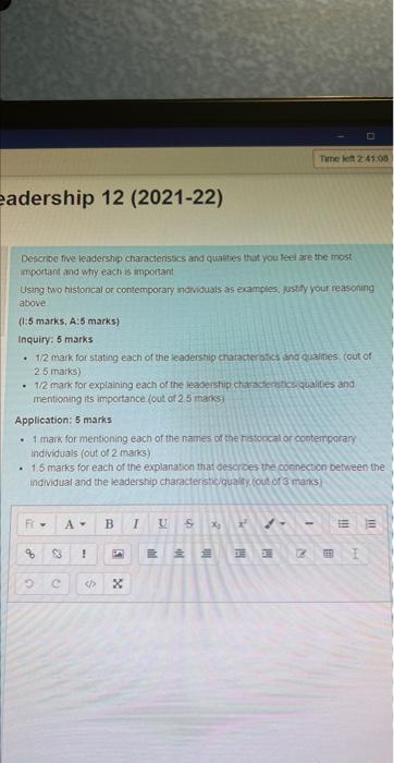 12 2021 22 Vered Of 1 00 Stion Which Management Theory Do Autocratic Leaders Tend To Use K 1 Select One O Maslow S 2