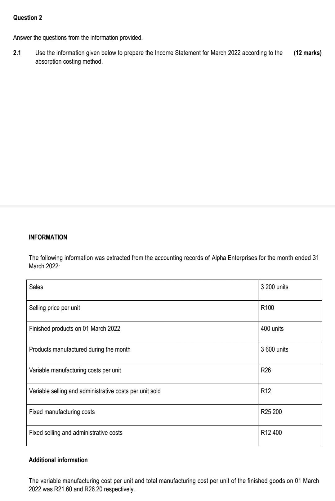 Urgent Please Kindly Show Working Methods This Is For An Exam Due Today Thank You So Much Your Help Is Very Much Ap 1