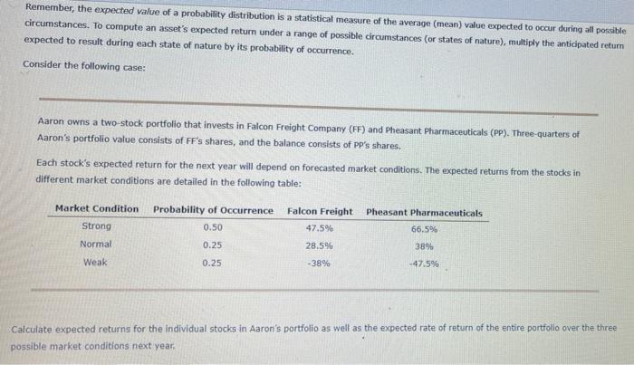 Remember The Expected Value Of A Probability Distribution Is A Statistical Measure Of The Average Mean Value Expected 1