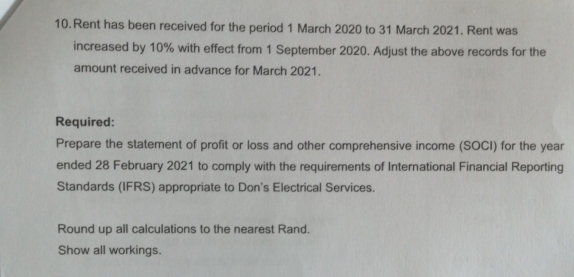 Academic And Assessment Calendar Distance Question Three 20 The Following List Of Account Balances Were Extracted 3