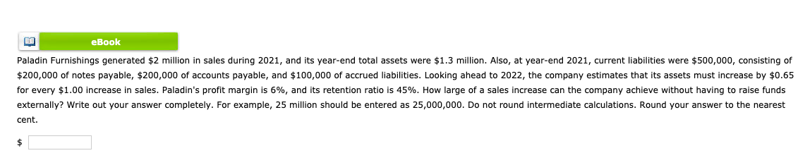 89 Ebook Paladin Furnishings Generated 2 Million In Sales During 2021 And Its Year End Total Assets Were 1 3 Millio 1