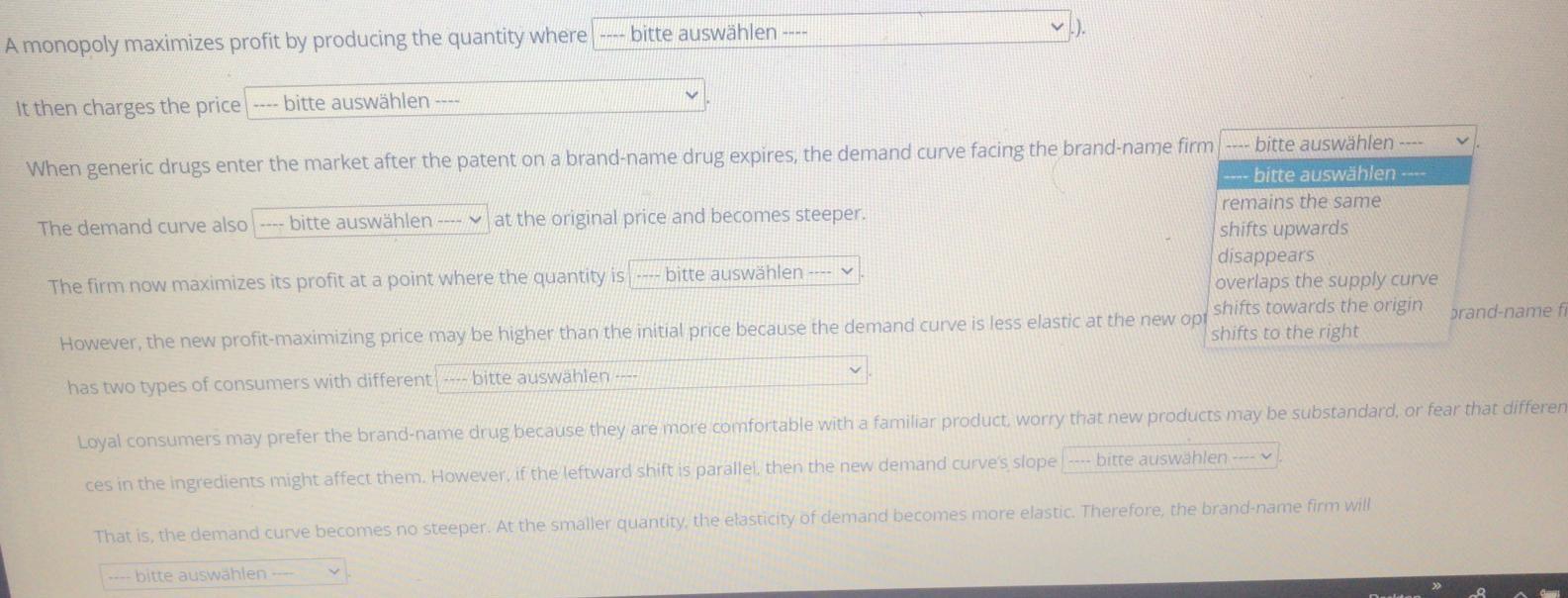 Anagerial Economics Economics Of Strategy 74801 05 07 2022 12p The Drug Company Medican Had A Patent On Cancelux 2