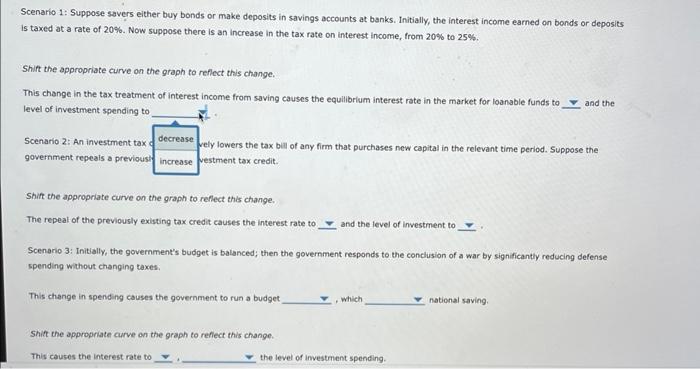 5 The Market For Loanable Funds And Government Policy 1 The Following Graph Shows The Market For Loanable Funds For Ea 3
