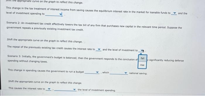 5 The Market For Loanable Funds And Government Policy 1 The Following Graph Shows The Market For Loanable Funds For Ea 5