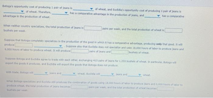 Consider Two Neighboring Island Countries Botoga And Euclidia Each Has 24 000 Labor Hours Available Per Week That It C 2