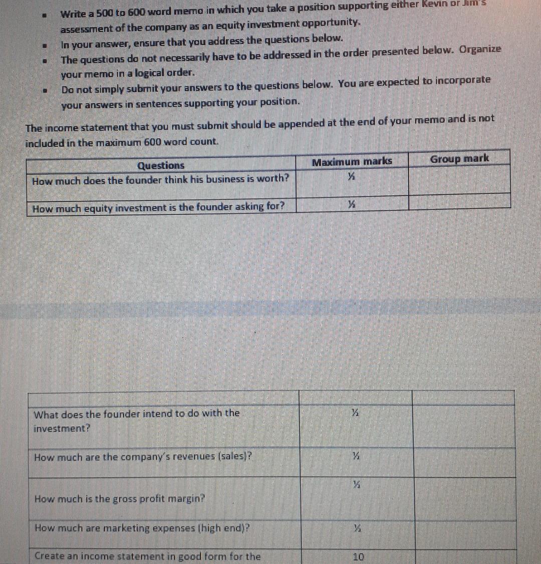 In This Assignment You Will Have The Opportunity To Apply Your Understanding Of Ratio Analysis To A Small Company Seeki 1