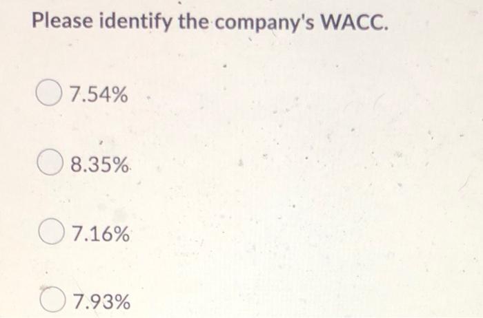 Lion Inc Recently Hire You As A Consultant To Estimate The Company S Wacc You Have Obtained The Following Information 2