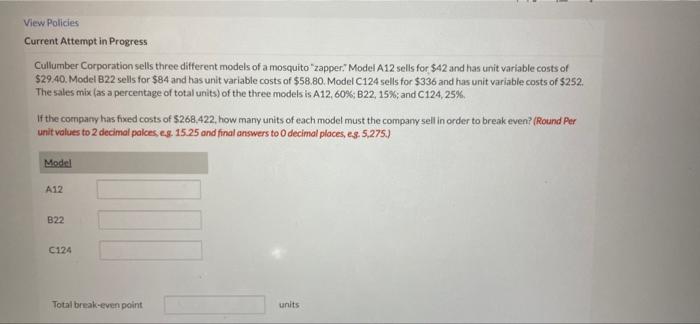 View Policies Current Attempt In Progress Cullumber Corporation Sells Three Different Models Of A Mosquito Zapper Model 1