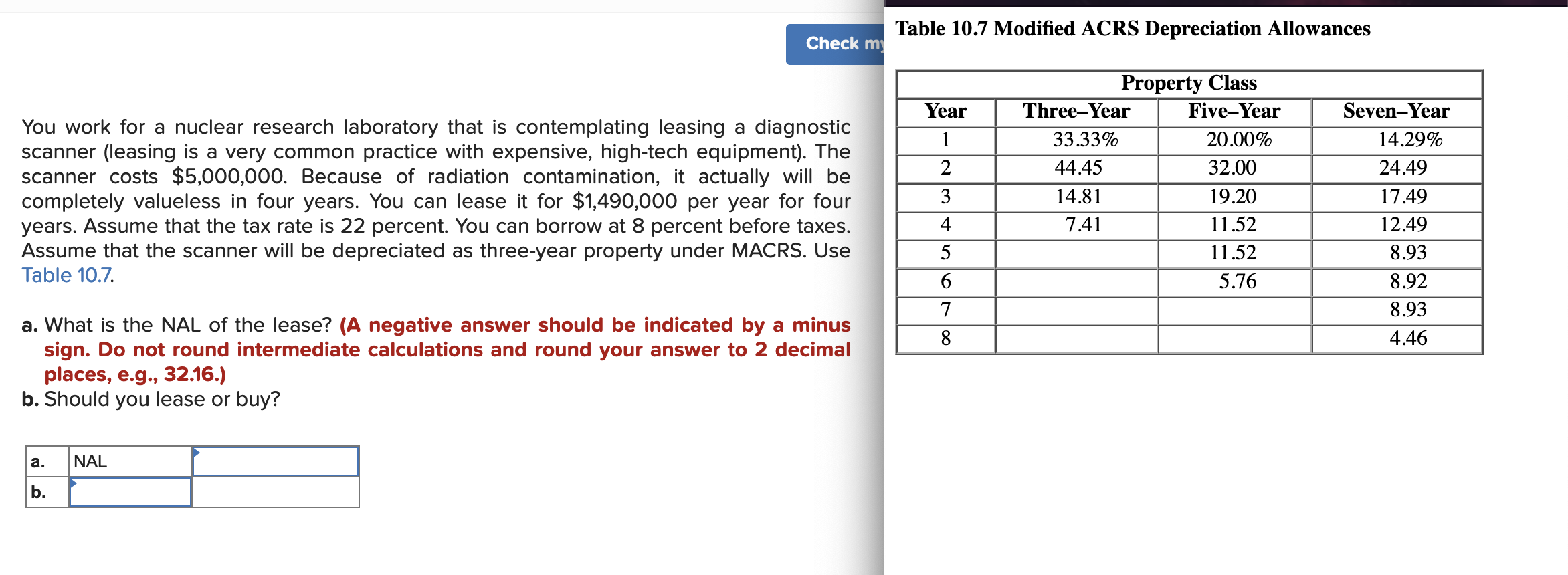 You Work For A Nuclear Research Laboratory That Is Contemplating Leasing A Diagnostic Scanner Leasing Is A Very Common 1