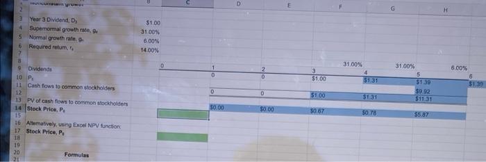 Excel Online Structured Activity Nonconstant Growth Computech Corporation Is Expanding Rapidly And Currently Needs To R 2