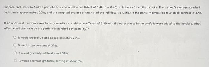 5 Portfolio Expected Return And Risk A Collection Of Financial Assets And Securities Is Referred To As A Portfolio Mos 2