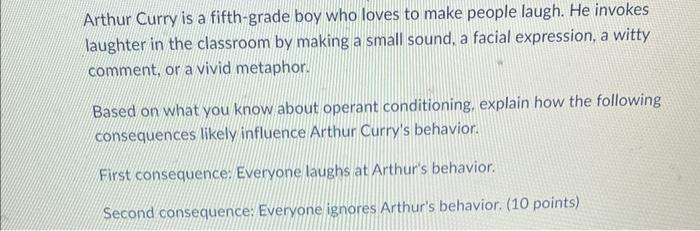 Arthur Curry Is A Fifth Grade Boy Who Loves To Make People Laugh He Invokes Laughter In The Classroom By Making A Small 2