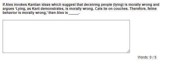 If Alex Invokes Kantian Ideas Which Suggest That Deceiving People Lying Is Morally Wrong And Argues Lying As Kant De 1