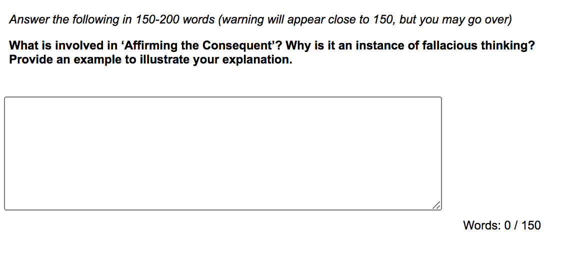 Answer The Following In 150 200 Words Warning Will Appear Close To 150 But You May Go Over What Is Involved In Affir 1