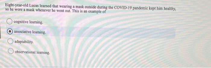 Eight Year Old Lucas Learned That Wearing A Mask Outside During The Covid 19 Pandemic Kept Him Healthy So He Wore A Mas 1