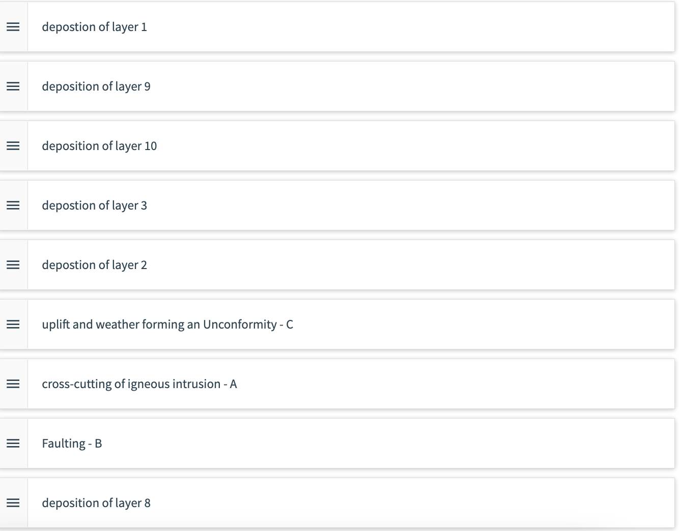 Sort The Description Of Events From The Image Above From Oldest To Youngest 2