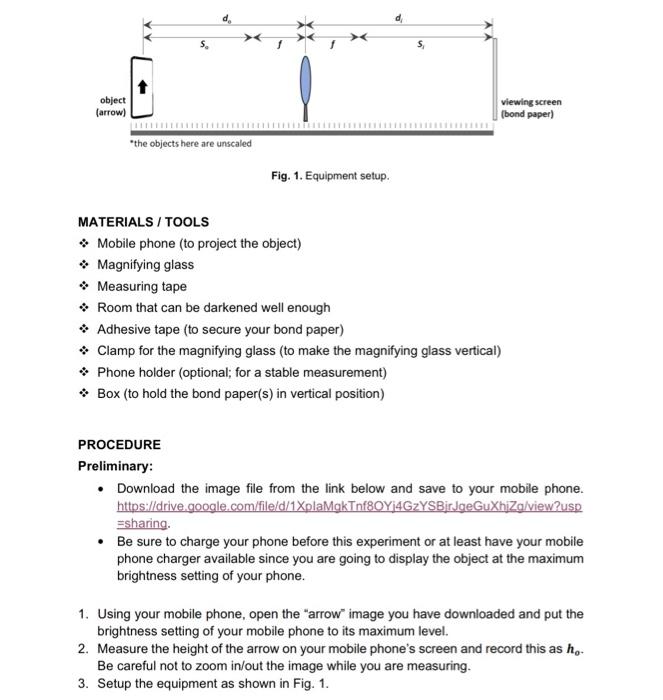 Experiment No 6 Converging Lens Image And Object Relationships Objective To Identify The Focal Length Of A Converging 3