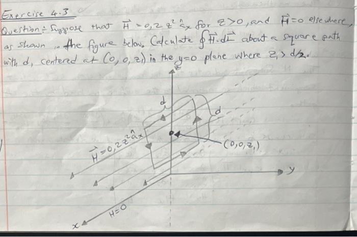 Exercise 4 3 Question Suppose That H 0 2 2 X For 270 And Fi 0 Elsewhere The Figure Below Calculate Of Hide Ab 1