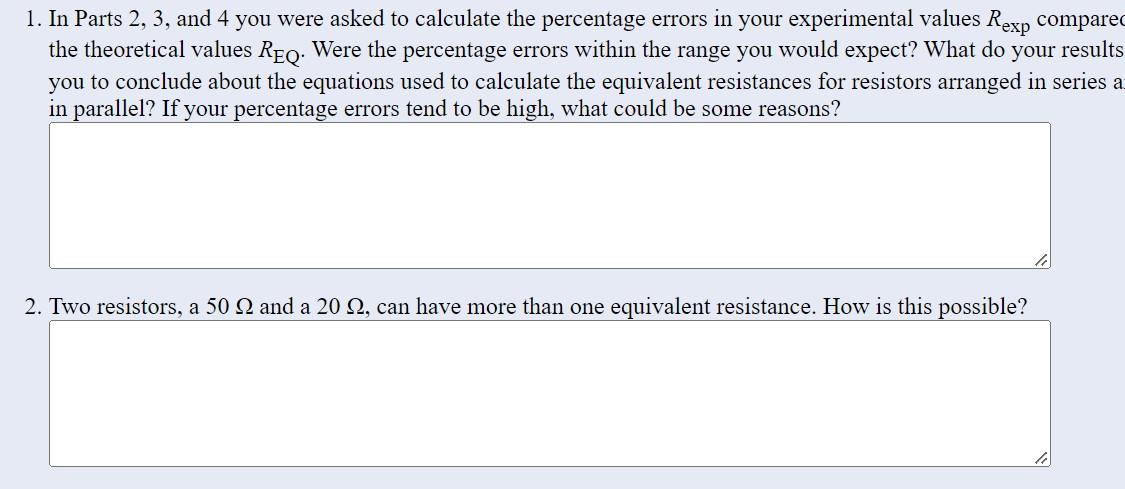 Need Some Help On A Physics Lab Please I Got My Data But I Am Not Sure If I Completed Table 4 Correctly Did I Do The C 6