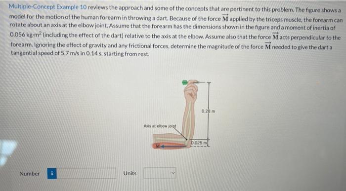 Multiple Concept Example 10 Reviews The Approach And Some Of The Concepts That Are Pertinent To This Problem The Figure 1