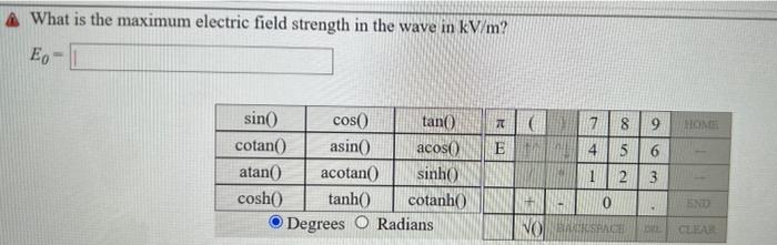 17 Problem 1 Consider An Electromagnetic Wave With A Maximum Magnetic Field Strength Of 4 5 104 T Randomized Vari 2