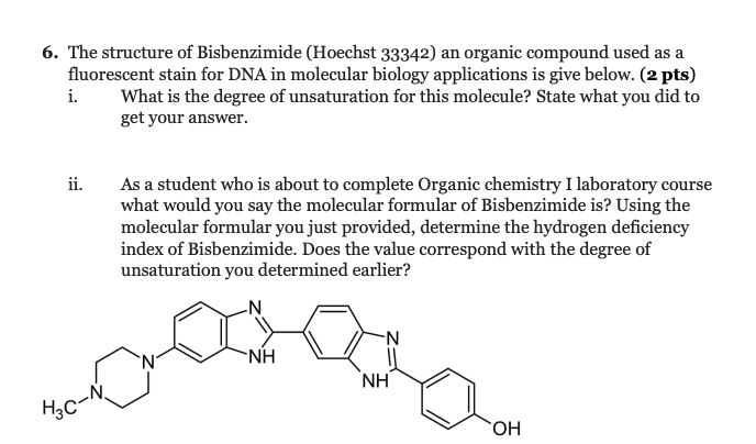 The Structure Of Bisbenzimide Hoechst 33342 An Organic Compound Used As A Fluorescent Stain For Dna In Molecular Biolo 1