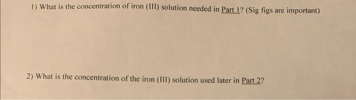 Fe Aq Scn Aq Fescn For Which The Equilibrium Constant Expression Is Keq Fescn2 Fe Scn 1 Delive 3