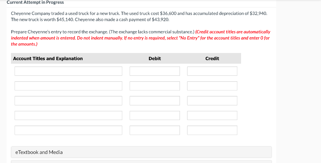 Current Attempt In Progress Cheyenne Company Traded A Used Truck For A New Truck The Used Truck Cost 36 600 And Has Ac 1