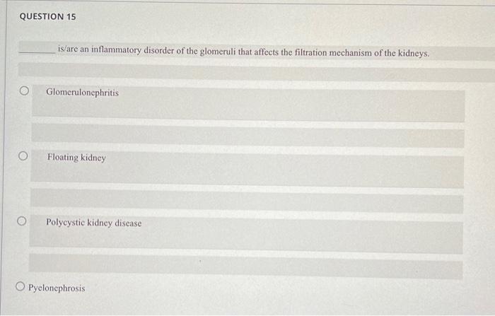 Question 11 Nephrons Located Close To The Cortex With Short Nephron Loops Are Called Nephrons O Cortical Juxtaglomerula 2