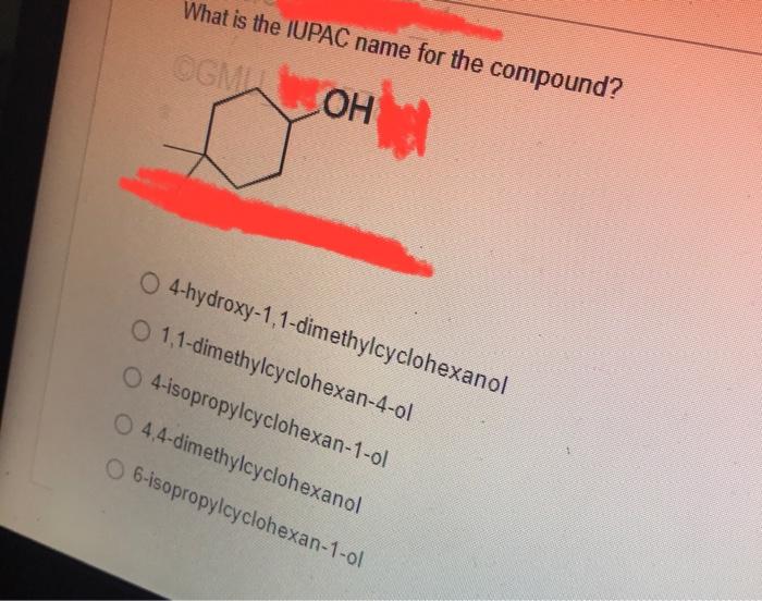 What Is The Iupac Name For The Compound Ogmu Oh 2 Ogmu O 3 3 3 3 Bis Isoamylmethanol O 3 5 Diisopropylheptan 4 Ol O 2 2