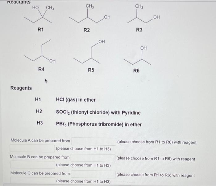 How Would You Prepare The Following Alkyl Halides From The Corresponding Alcohols Textbook Problem 10 8 Products Ch3 2