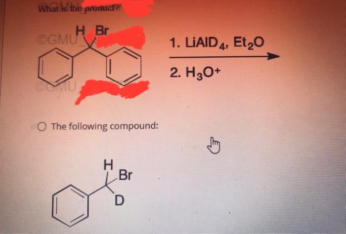 Question 7 What Reagent S Can Be Used For The Following Transformation O Both Of The Following Conditions Nabh4 Ch3o 3