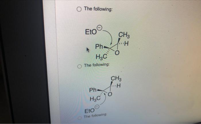 Question 34 What Is The Expected Product Ko Z Ch3 1 Etmgbr Thf 2 Nh4ci H O The Following Compound The Following C 5