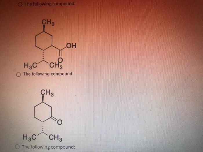 Question 15 Which Reagent Oxidizes Primary Alcohols To Carboxylic Acids R Oh R Oh O Dmso Oxalyl Chloride Et3n Ch C 4