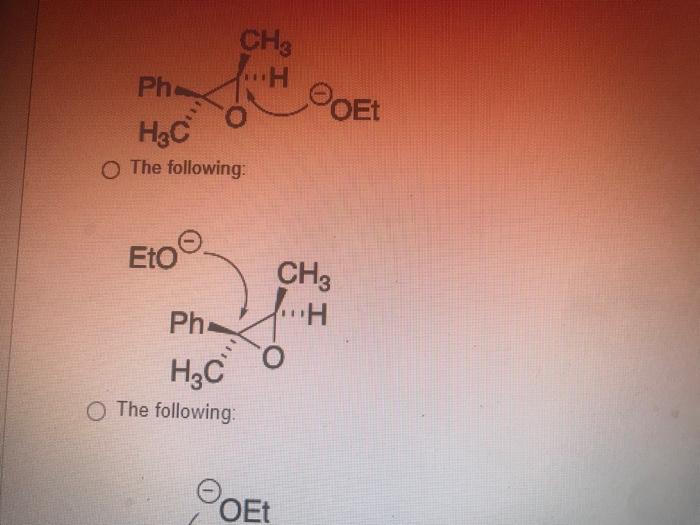 Question 35 Which Best Describes The Mechanism Of The Reaction Ph H C Ch3 The Followin H 1 Etona Etoh 2 Nh4ci H O 3