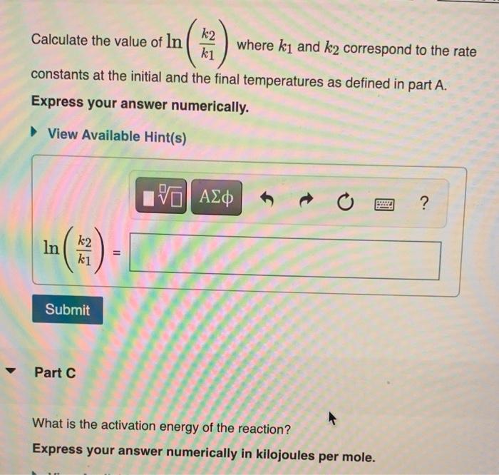 Learning Goal As Temperature Rises The Average Kinetic Energy Of Molecules Increases In A Chemical Reaction This Mea 3