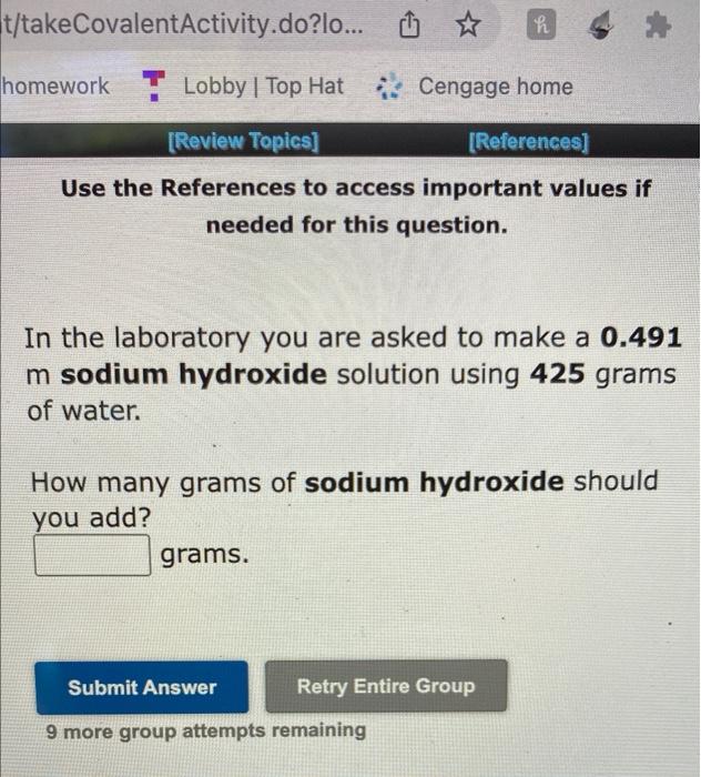 Use The References To Access Important Values If Needed For This Question An Aqueous Solution Is Made By Dissolving 20 2