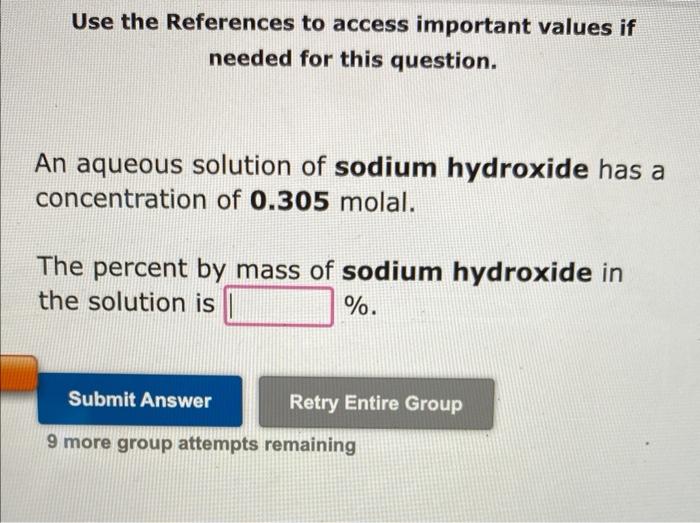To Access Important Values If Needed For This Question Use The References An Aqueous Solution Is 36 0 By Mass Potassiu 2